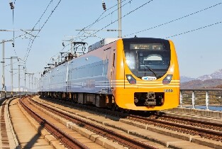 韓國仁川機場-首爾快線arex直達列車