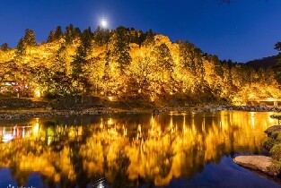 虎溪山永保寺香嵐溪櫻花楓葉一日遊