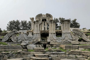 北京圓明園門票圖片