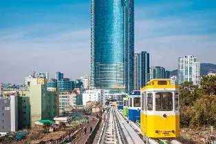 海雲台藍線公園列車（海岸列車&天空膠囊）