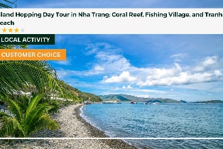 越南芽莊跳島一日游：珊瑚礁 + 漁村 + Tranh 海灘