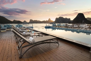 Grand Pioneers Luxury 6-Star 2-Day 1-Night Cruise Tour | Explore Halong Bay with Private Balcony and Infinity Pool