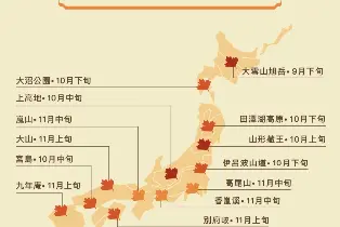 2026日本賞楓時間預測🍁楓葉前線圖一次看懂