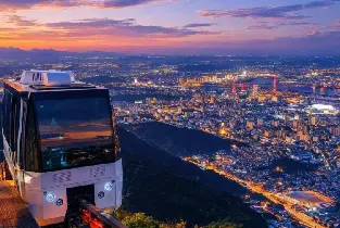 Departing from Hakata: Mt. Sarakura Ropeway Day Tour: Kanmon Bridge & Karato Market & Motonosumi Shrine (Guaranteed departure for 1)