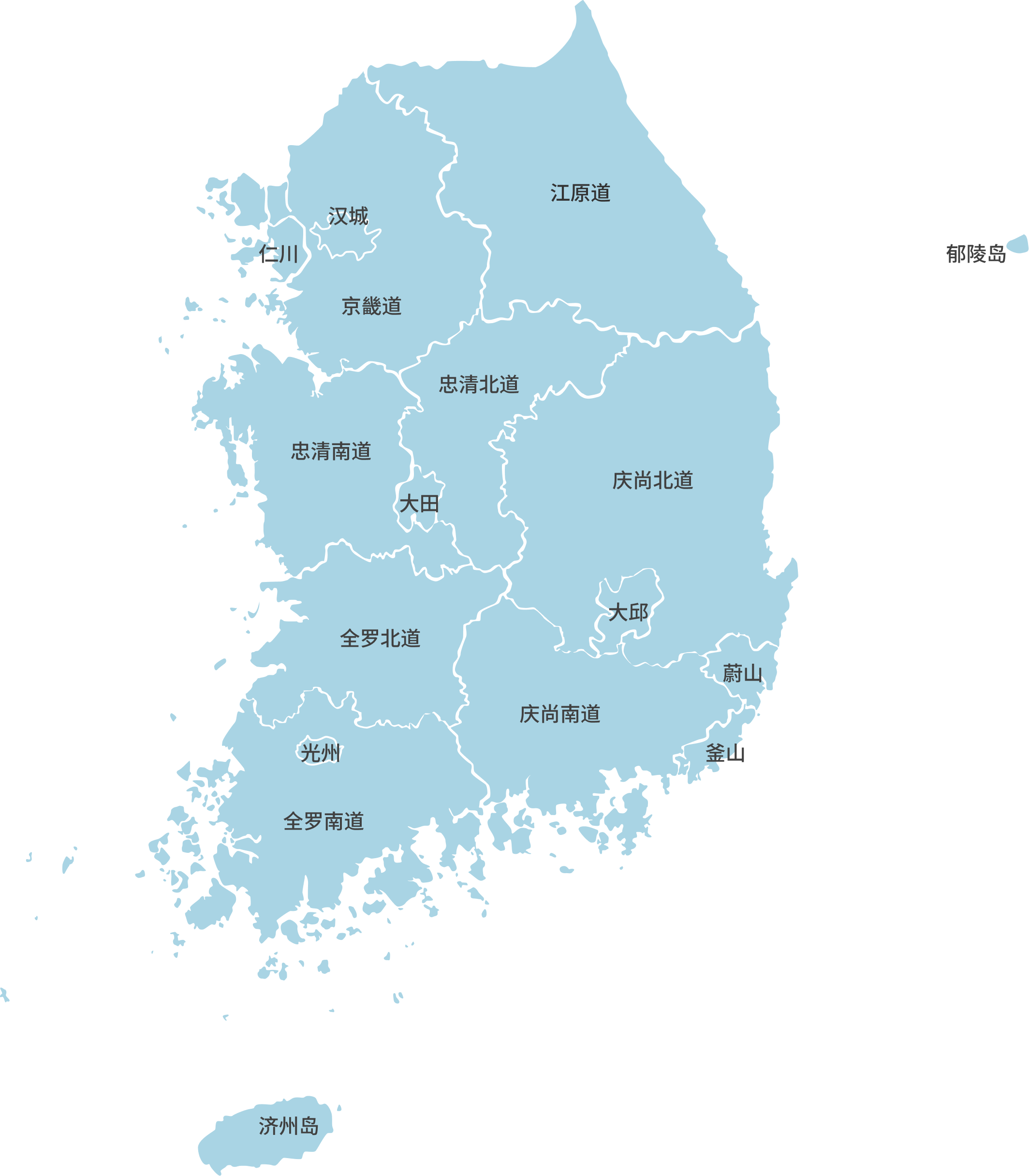 韩国地图