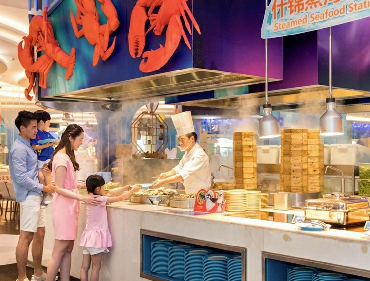 珠海長隆企鵝酒店自助餐圖片
